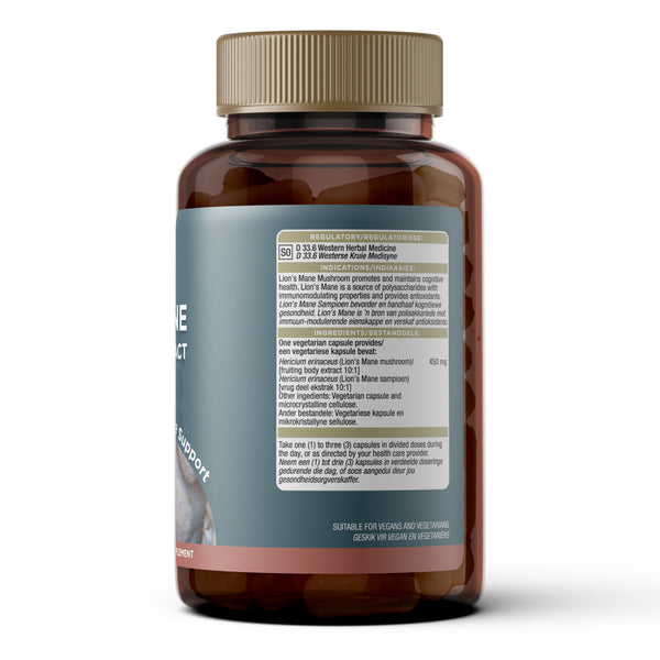 Lion’s Mane Mushroom Extract 180 Capsules